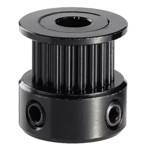 Шків 16T-B5-W6-CF_B на двигун під ремінь GT2 (2GT), 16 зубців, вісь Ø5мм, ширина 7мм / Для 3D-принтерів, верстатів ЧПК, фото 1