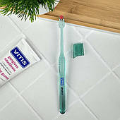 УЦІНКА Зубна щітка VITIS Gingival, для чутливих ясен, м’яка, делікатна очистка, Іспанія