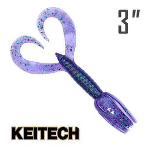 Little Spider 3" (70 мм.) 8 шт. Силікон Keitech col. #408 Electric June Bug