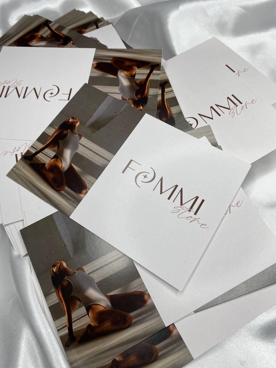 Візитка листівка (150х100 мм) з логотипом для медичних установ 100 шт., фото 1