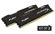 Огляд модулів пам'яті Kingston HyperX Fury DDR4-2666 (HX426C15FBK2/16)