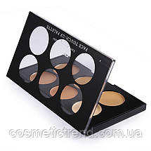 Консилер/коректор набір 6 кольорів Corrector&Concealer Face Touch-Up Palette Oil Free Makeup #4 Meis, фото 6