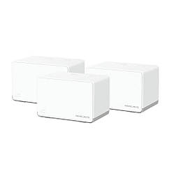 WiFi Mesh система Mercusys Halo H70X 3-pack, Wi-Fi 6, підтримка Mesh, площа покриття 500+ кв.м