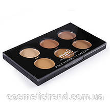 Консилер/коректор набір 6 кольорів Corrector&Concealer Face Touch-Up Palette Oil Free Makeup #4 Meis, фото 5
