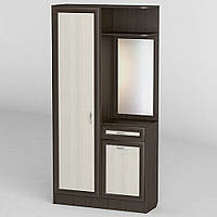 Пряма шафа в передпокій коридор із дзеркалом відділенням для курточок висувним ящиком для дрібниць Передпокою 8 Тіса Меблі