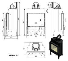 Каминна топка KRATKI NADIA 10, фото 3