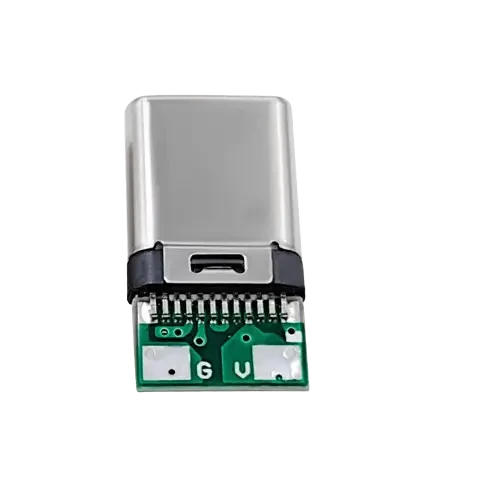 Type-C тато (male), 2 контакти, конектор / штекер / вилка, фото 1