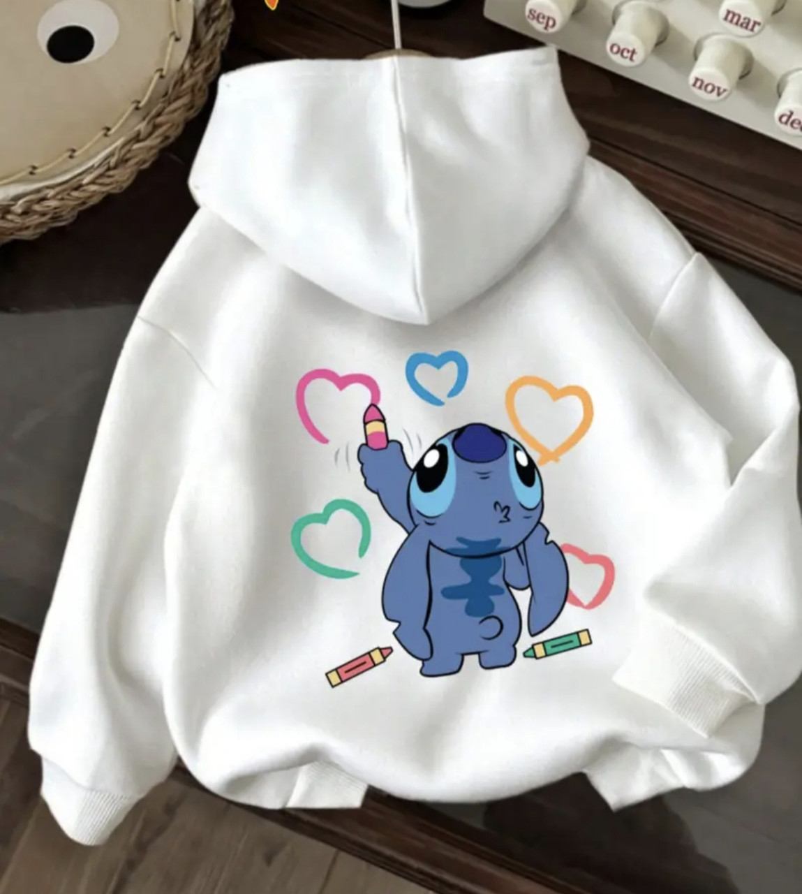 Жіноче тепле худі зі Стічем на спині, фото 1