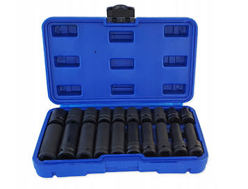Набір довгих та коротких ударних головок 1/2" 10-19 мм 20 шт. Silver S11029