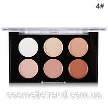 Консилер/коректор набір 6 кольорів Corrector&Concealer Face Touch-Up Palette Oil Free Makeup #4 Meis, фото 4