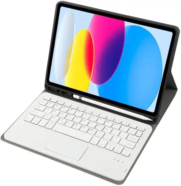 Чохол-клавіатура для iPad Air 3 / iPad Pro 10.5 / iPad 10.2 (7–9 Gen) — захисний кейс із Bluetooth-клавіатурою, фото 1