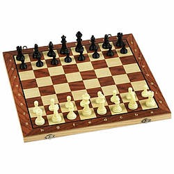 Шахи (C 61560) Деревяна магнітна дошка 39 см, в коробці настільна гра