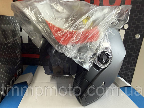 Шлем без бороды открытый со стеклом и тонированым стеклом, фото 2