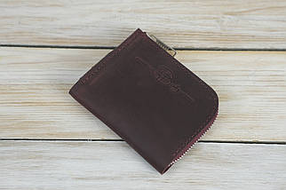 Чоловічий гаманець Appolo з натуральної шкіри колір Бордо, фото 3