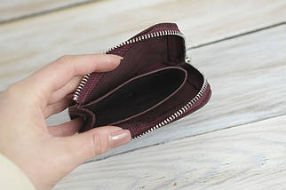 Чоловічий гаманець Appolo з натуральної шкіри колір Бордо, фото 4