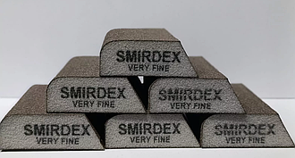 Губка абразивна Смірдекс 100х70х25мм 4-стороння Combi Very Fine, SMIRDEX