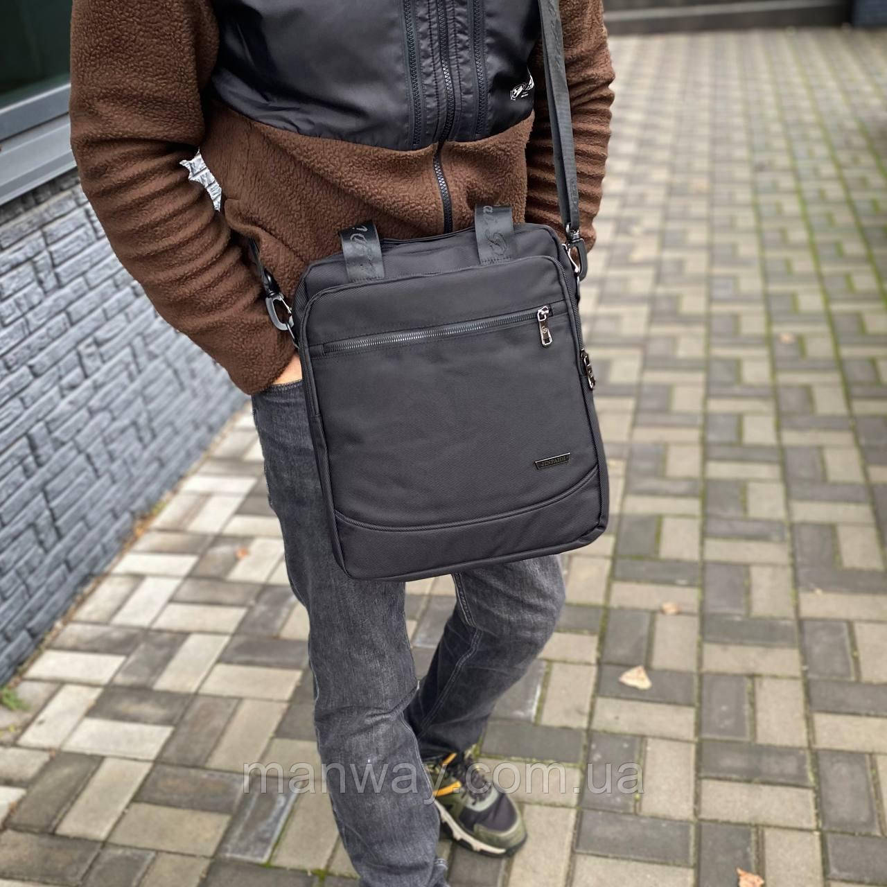 Сумка А4 чоловіча велика через плече барсетка месенджер Altair