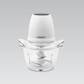 Подрібнювач чопер Maestro MR-581 скляна чаша 0.8 л, 300 Вт, імпульсний режим, 4 ножі з неіржавкої сталі, для м'яса та овочів