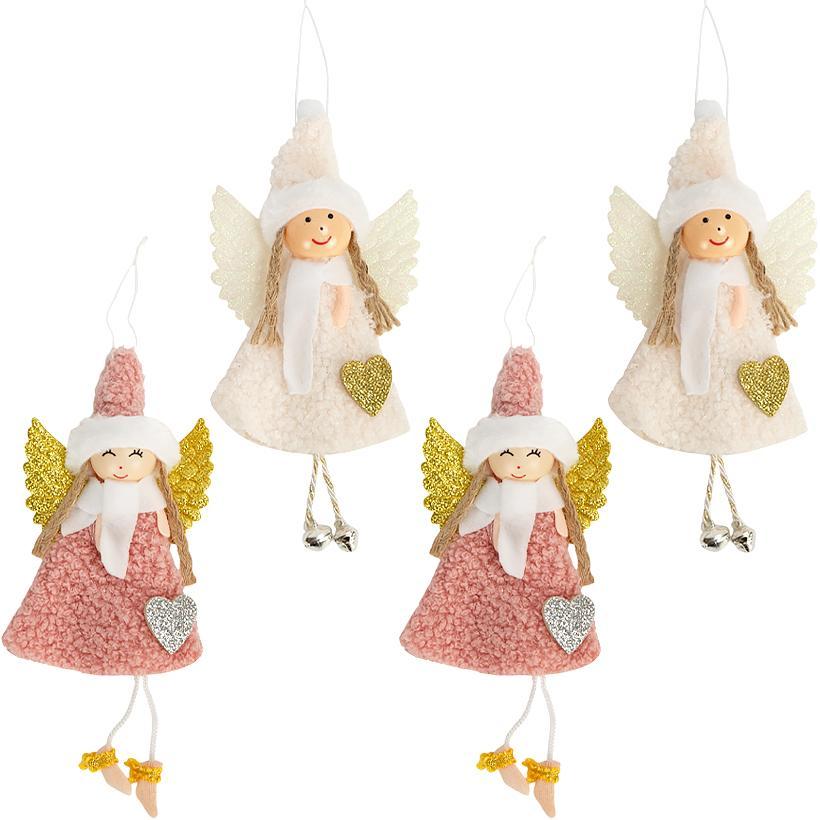 Новорічна прикраса лялька ангел 21*9 см., фото 1