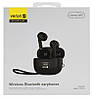 Бездротові навушники TWS Bluetooth Headset Veron W07 Liberty Black вкладиші з зарядним кейсом, фото 10