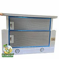 Витяжка біла 60 см слайдер, телескопічна вбудована розпродаж зі складу