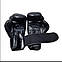 Боксерські рукавички BOXER NEW 8 оz шкіра чорні, фото 5