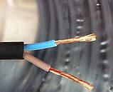 Кабель гнучкий КГ т 2х2.5 повний переріз, гумовий силовий Одеса Каблекс (бухта 100м), фото 3