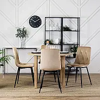 Стілець ROBIN Velvet, Бежевий (MEBEL ELITE)  Б-Т бежевий  BK