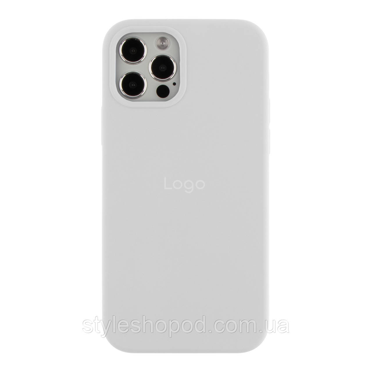 Чохол Silicone Case Full Size (AA) для iPhone 12 Pro Max 09.White, фото 1