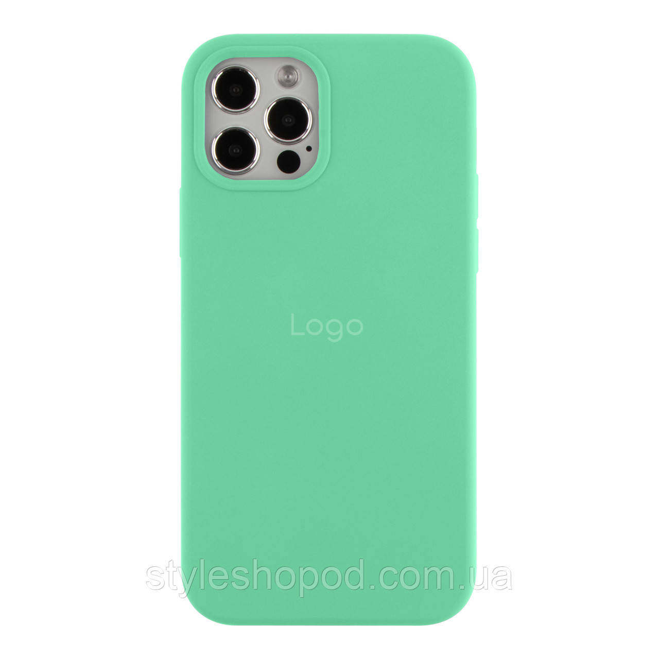 Чохол Silicone Case Full Size (AA) для iPhone 12 Pro Max 47.Spearmint, фото 1