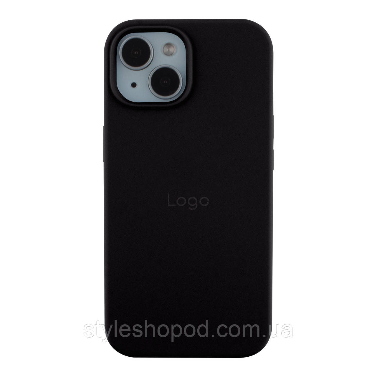 Чохол Silicone Case Full Size (AA) для iPhone 15 18.Black, фото 1