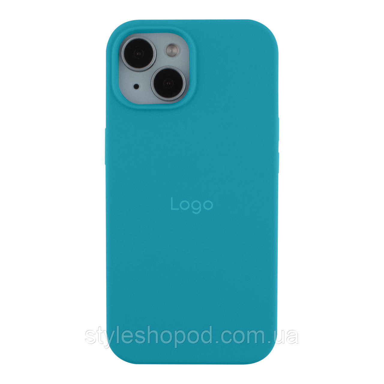 Чохол Silicone Case Full Size (AA) для iPhone 15 16.Blue, фото 1