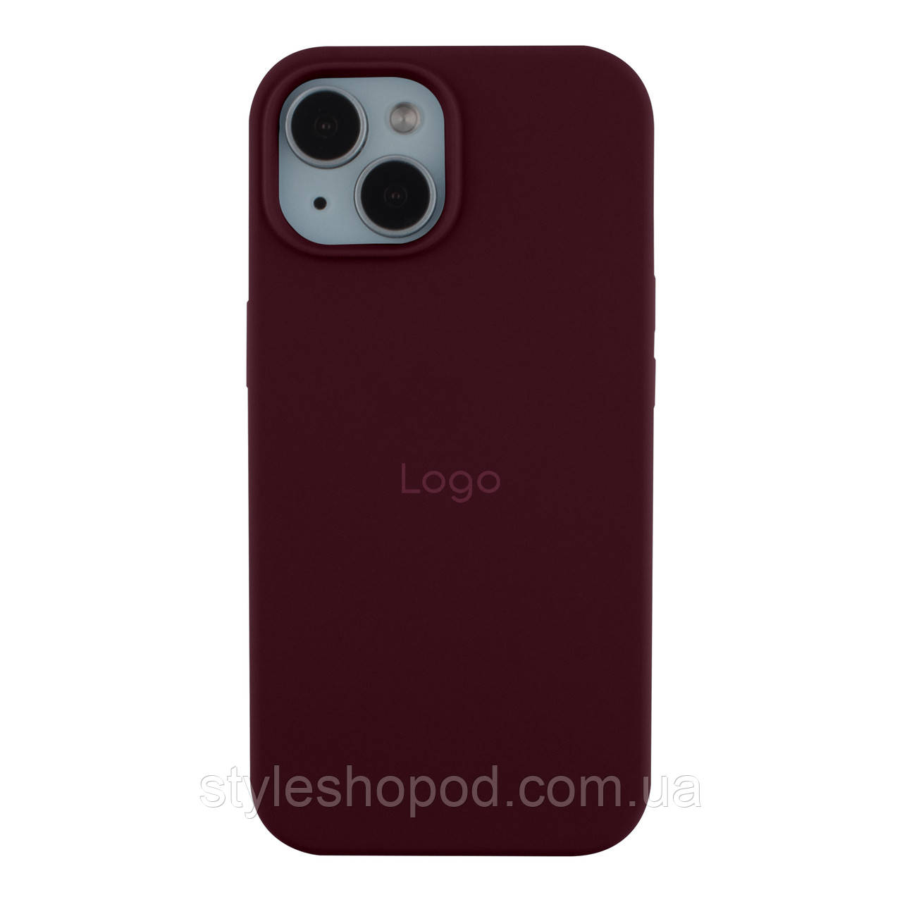 Чохол Silicone Case Full Size (AA) для iPhone 15 73.Plum, фото 1