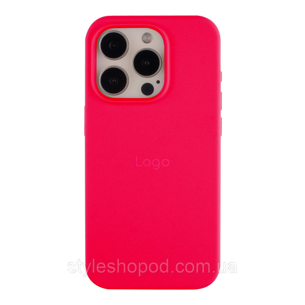 Чохол Silicone Case Full Size (AA) для iPhone 15 Pro Max 38.Shiny Piink, фото 1