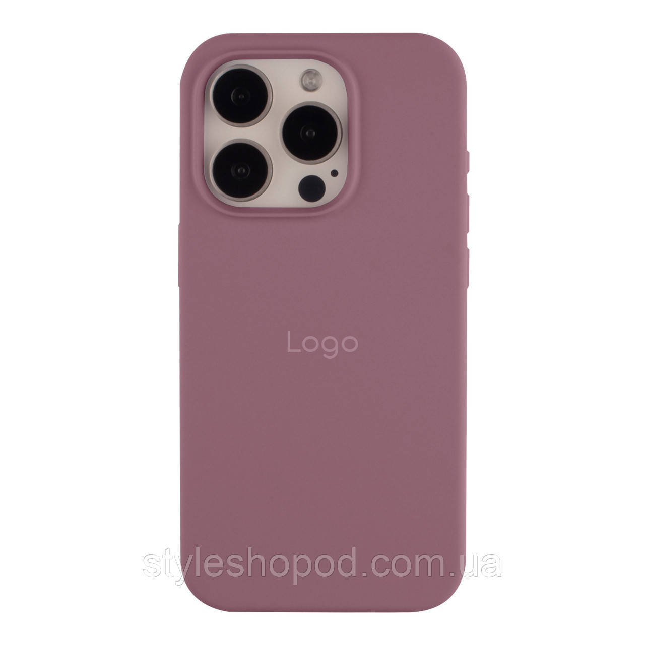 Чохол Silicone Case Full Size (AA) для iPhone 15 Pro Max 68.Blackcurrant, фото 1