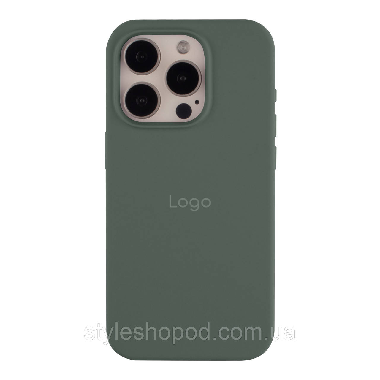 Чохол Silicone Case Full Size (AA) для iPhone 15 Pro Max 55.Pine Green, фото 1