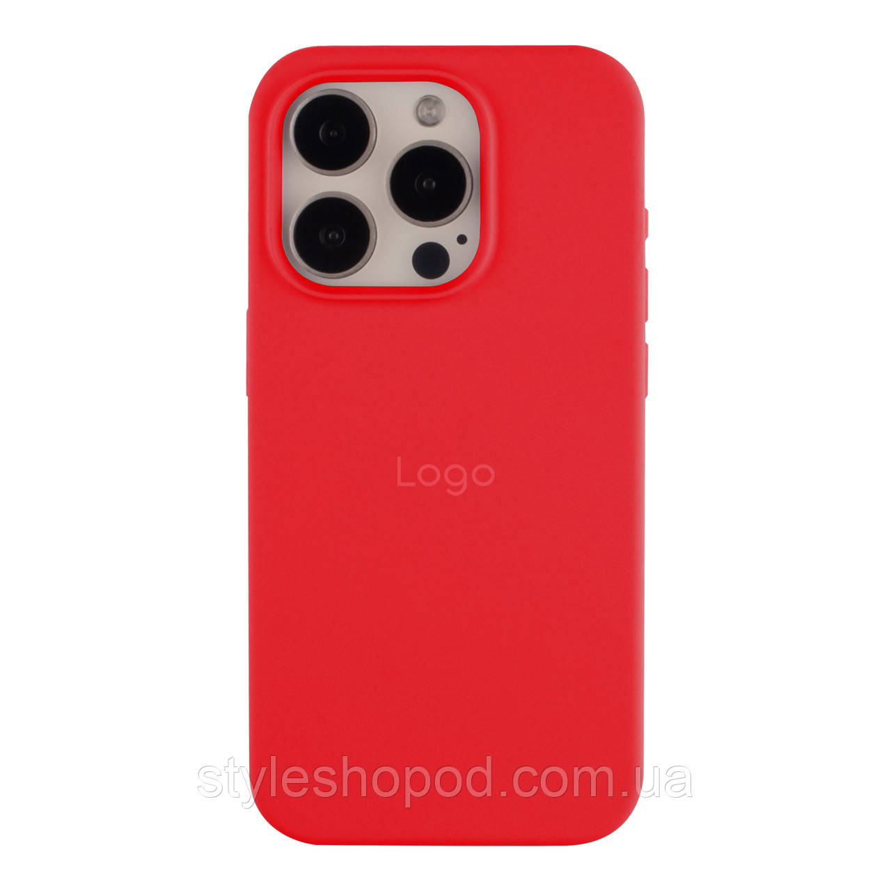 Чохол Silicone Case Full Size (AA) для iPhone 15 Pro Max 14.Red, фото 1