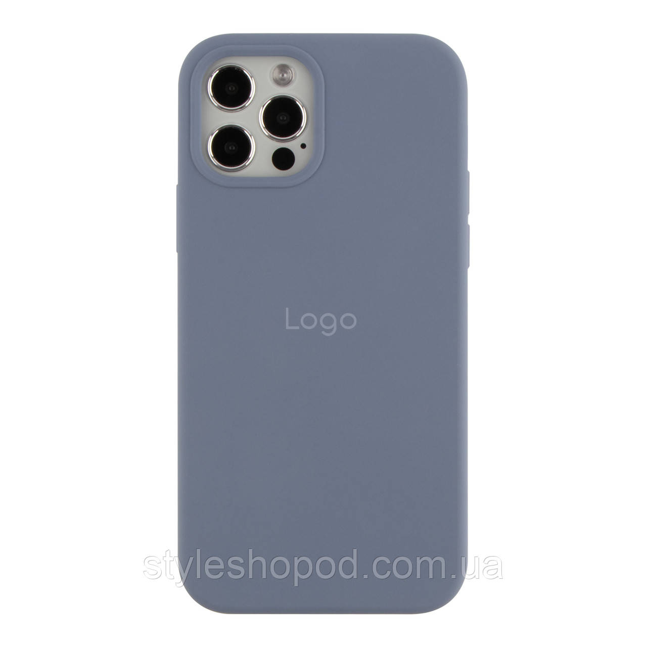 Чохол Silicone Case Full Size (AA) для iPhone 12 Pro Max 28.Lavender Grey, фото 1