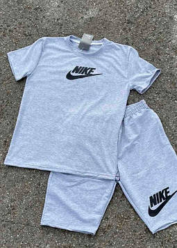 Футболка для хлопчика підлітка Найк сіра