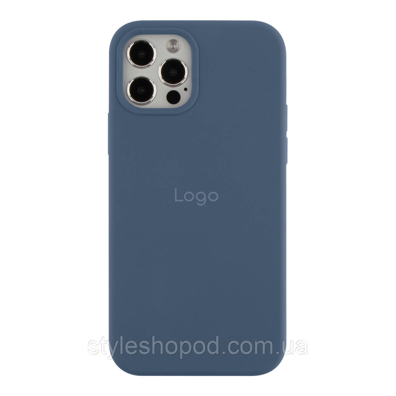 Чохол Silicone Case Full Size (AA) для iPhone 12 Pro Max 70.Deep Navy, фото 1