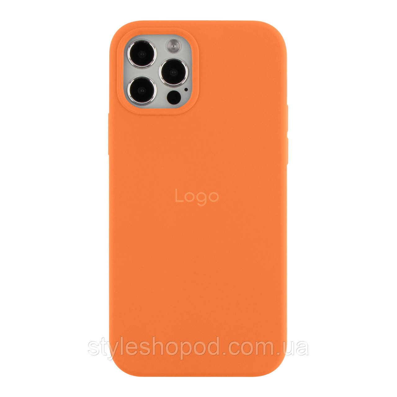 Чохол Silicone Case Full Size (AA) для iPhone 12 Pro Max 13.Orange, фото 1