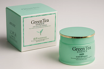 Крем для обличчя з зеленим чаєм Green Tea Essence QY111, 50 г — зволожуючий, антивіковий, від зморшок