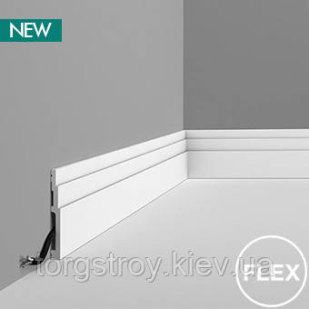 Підлоговий плінтус SX180F modern, 2м, фото 1