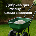 🌿 Добрива для газону — схема внесення