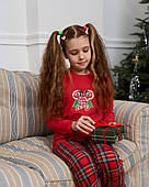 Дитяча (підліткова) піжама на дівчинку - Новорічна Мінні - Family look для родини