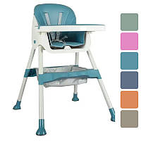 Стілець для годування дитячий 3в1 SPOKO SP-06 для дітей R_2252 Синій
