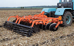 Борона дискова Таурус 3.4Н TERFED | Важкий навісний дисковий агрегат з резино-демпферним захистом та турбо-котками