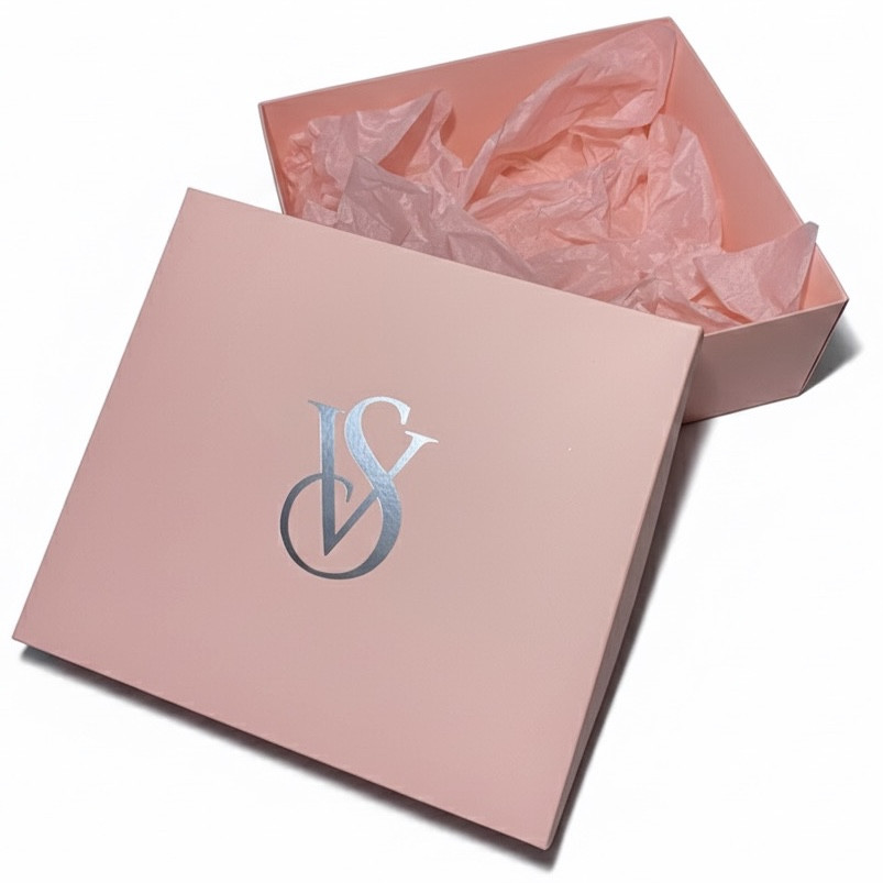 Велика коробка Victoria's Secret Рожева розмір XL 28*26*10 см