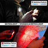 EDC Мульти Ліхтар SOFIRN ST10 з Червоним світлом, Магнітом та Кліпсою (1000Lm, Red LED, 14500 AA 900mAh USB-C, IPX6, 144 метри), фото 9