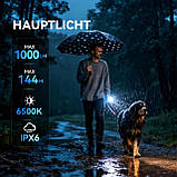 EDC Мульти Ліхтар SOFIRN ST10 з Червоним світлом, Магнітом та Кліпсою (1000Lm, Red LED, 14500 AA 900mAh USB-C, IPX6, 144 метри), фото 7